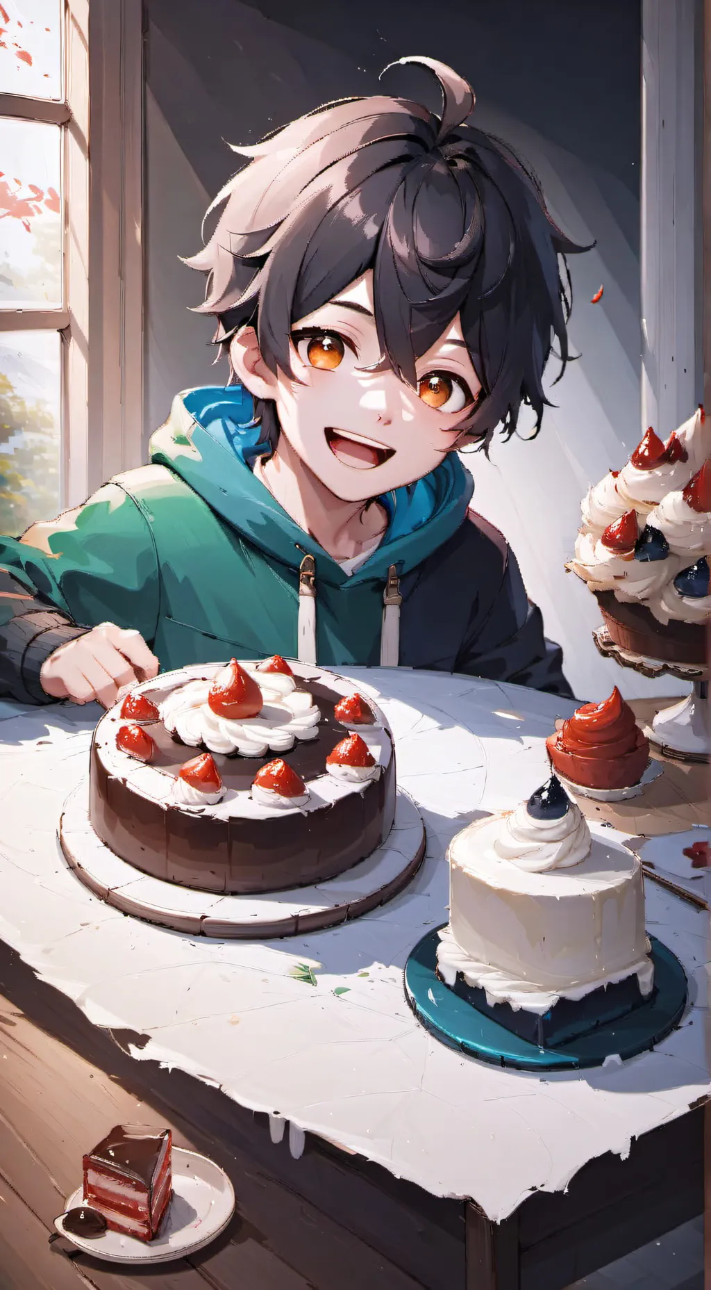 ai character: Zack  background