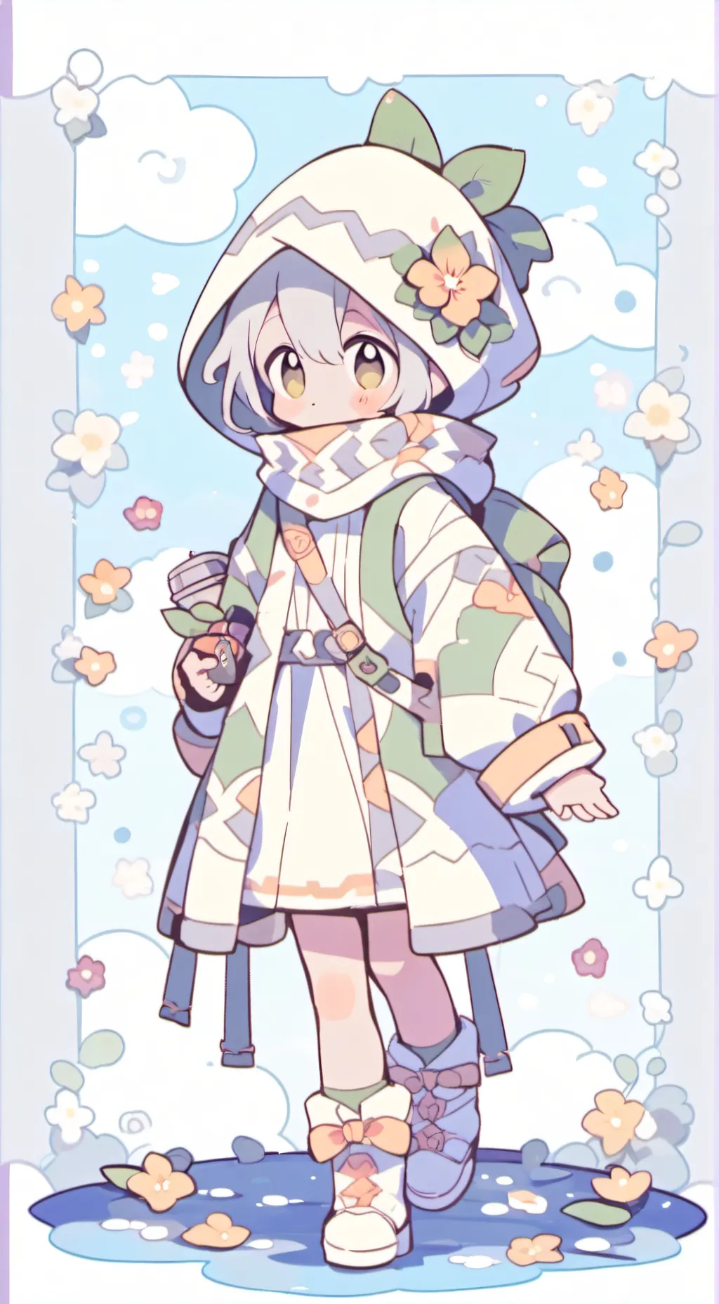 ai character: hazhand  background