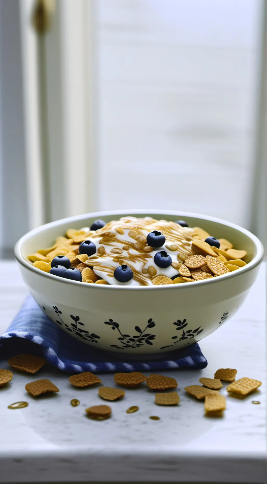 ai character: Cereal background