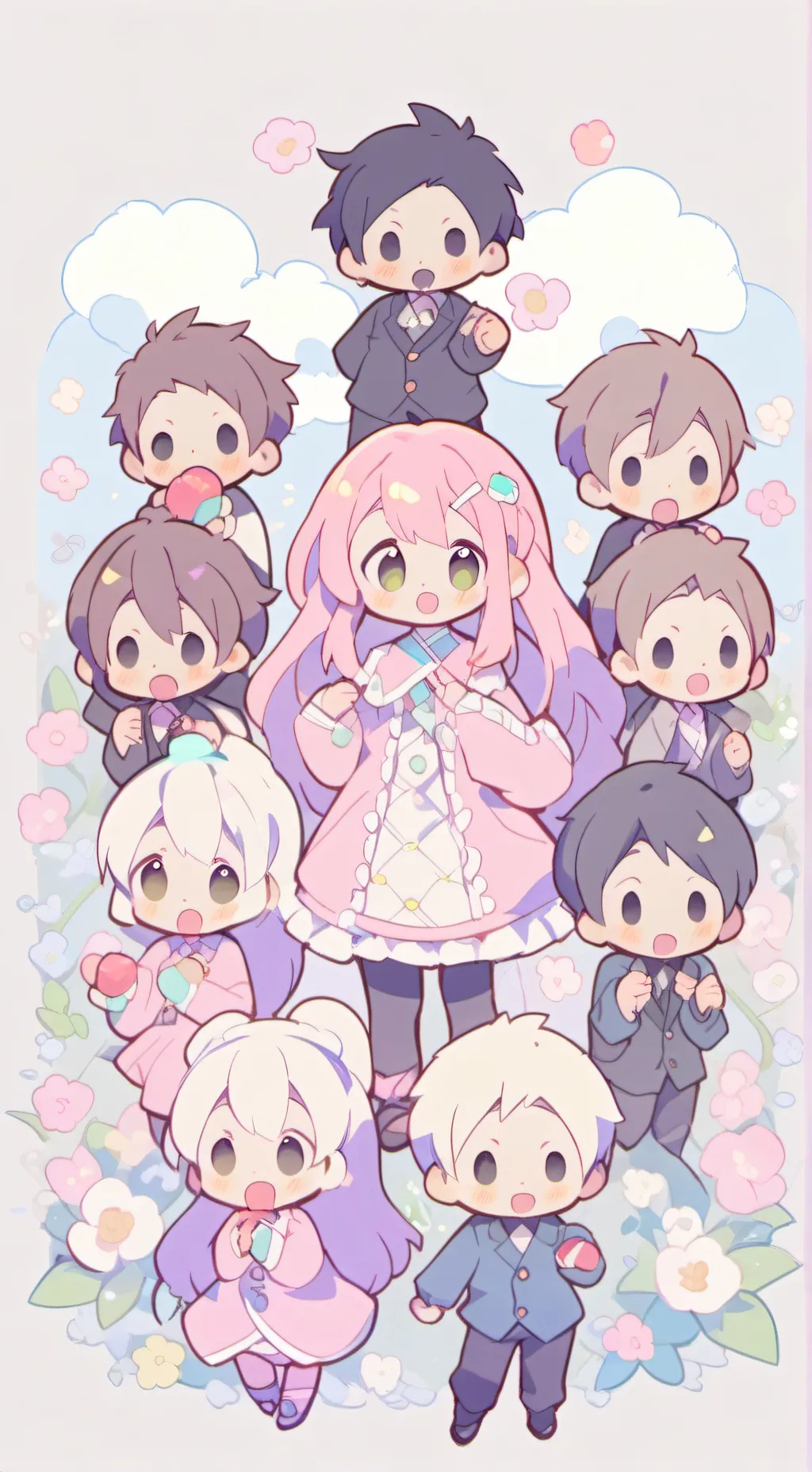 ai character: the legend crew  background