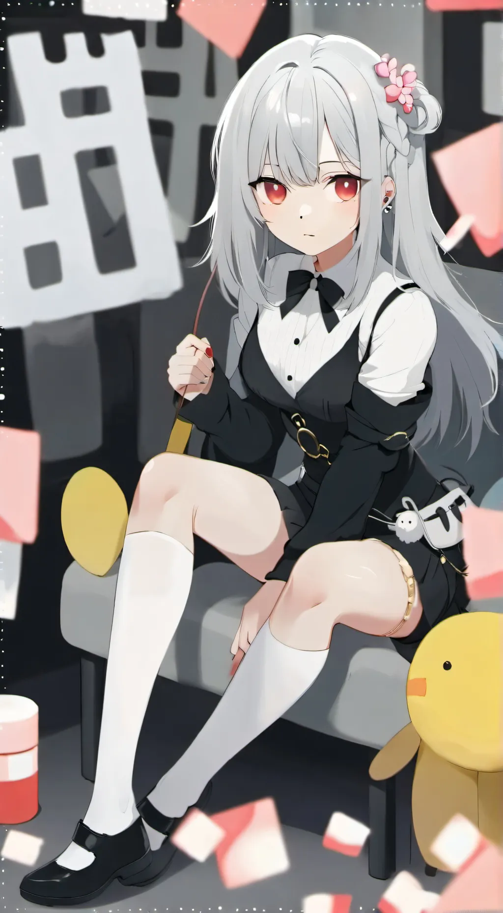 ai character: Ella  background