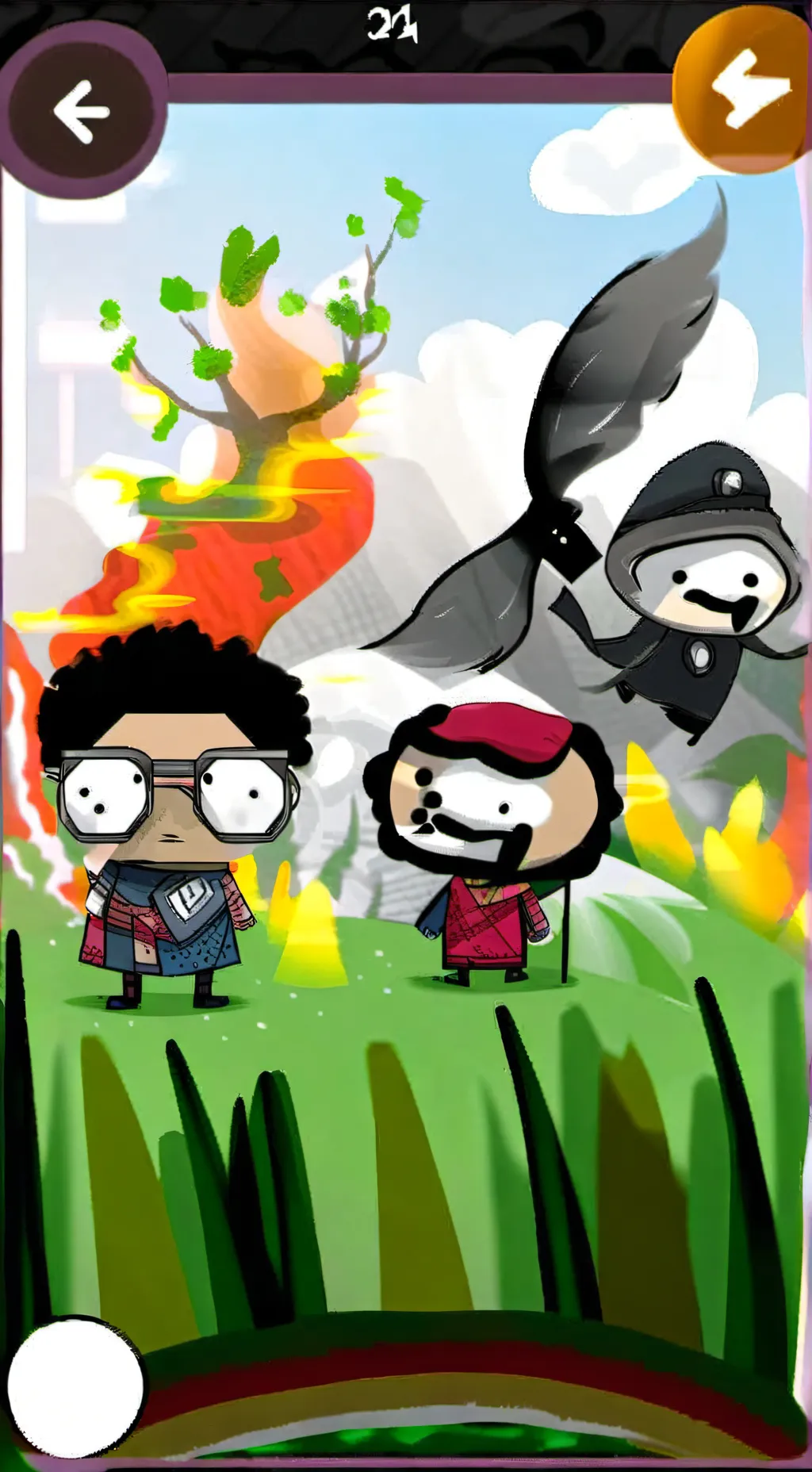 ai character: Sprunki background