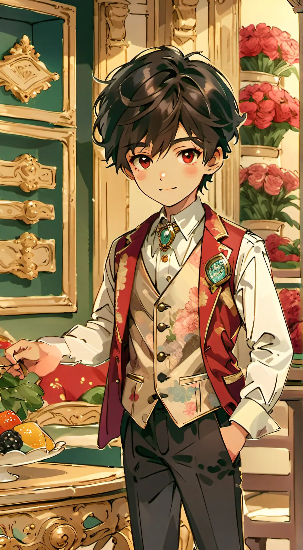 ai character: Damien background