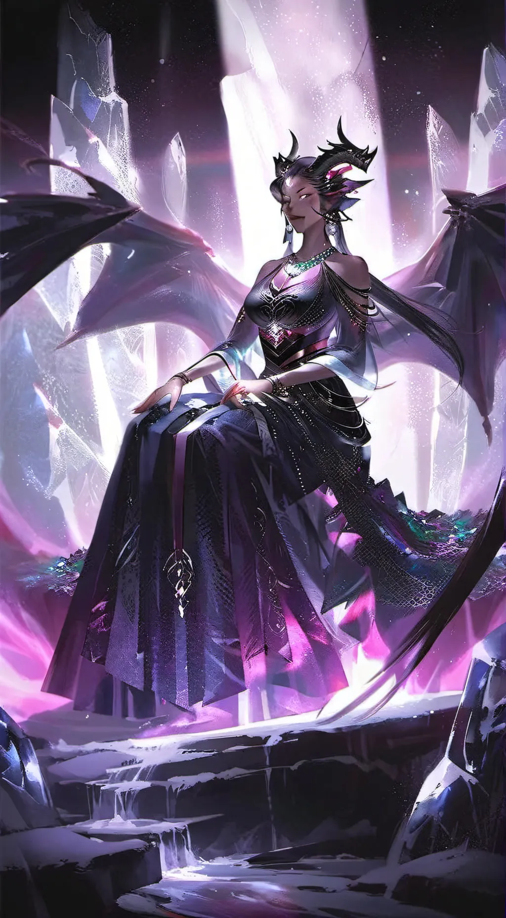 ai character:  Denisa Rosa  background