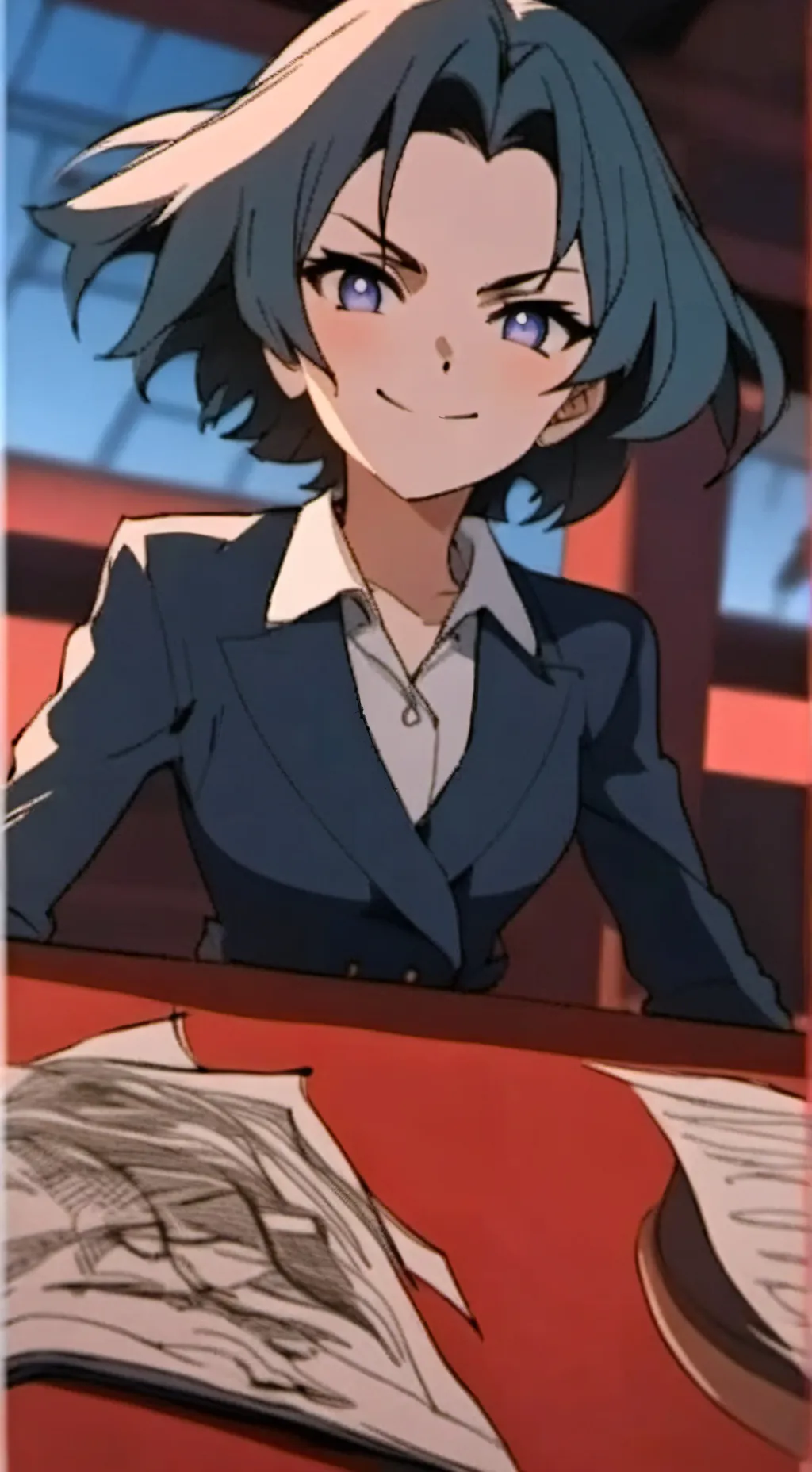 ai character: Aubrey  background