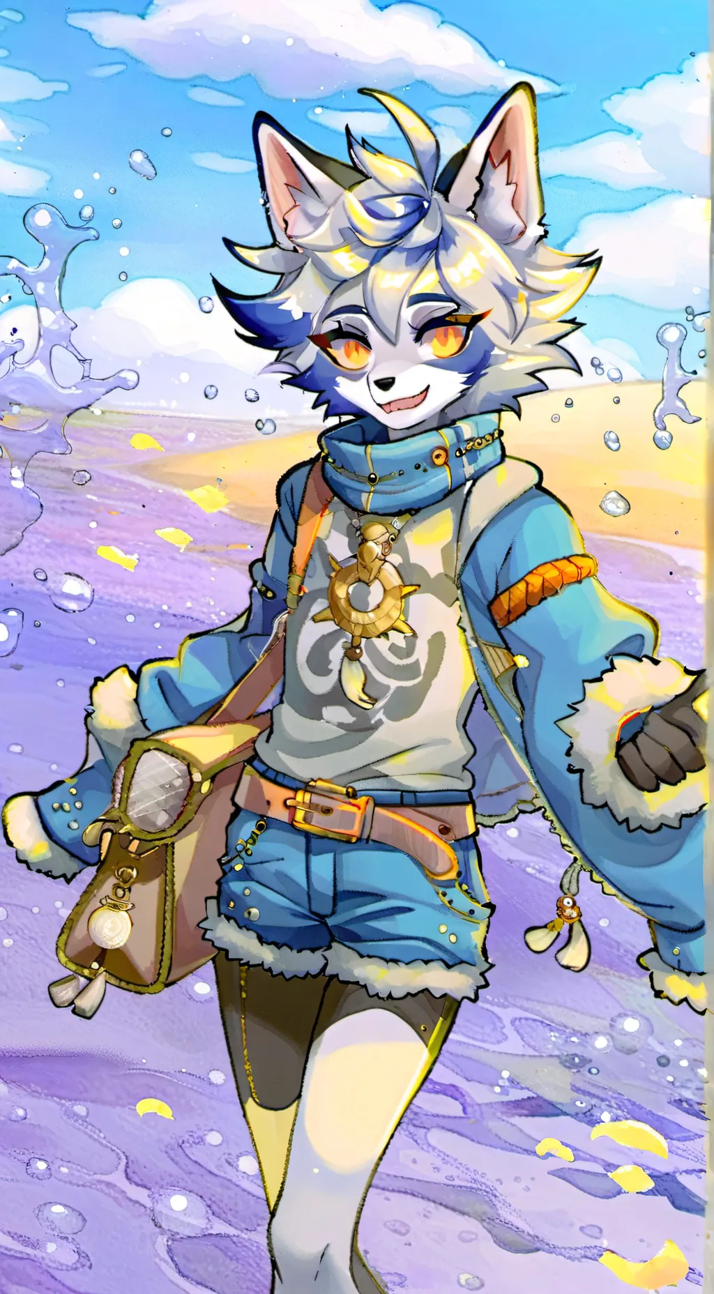 ai character: sunshine background