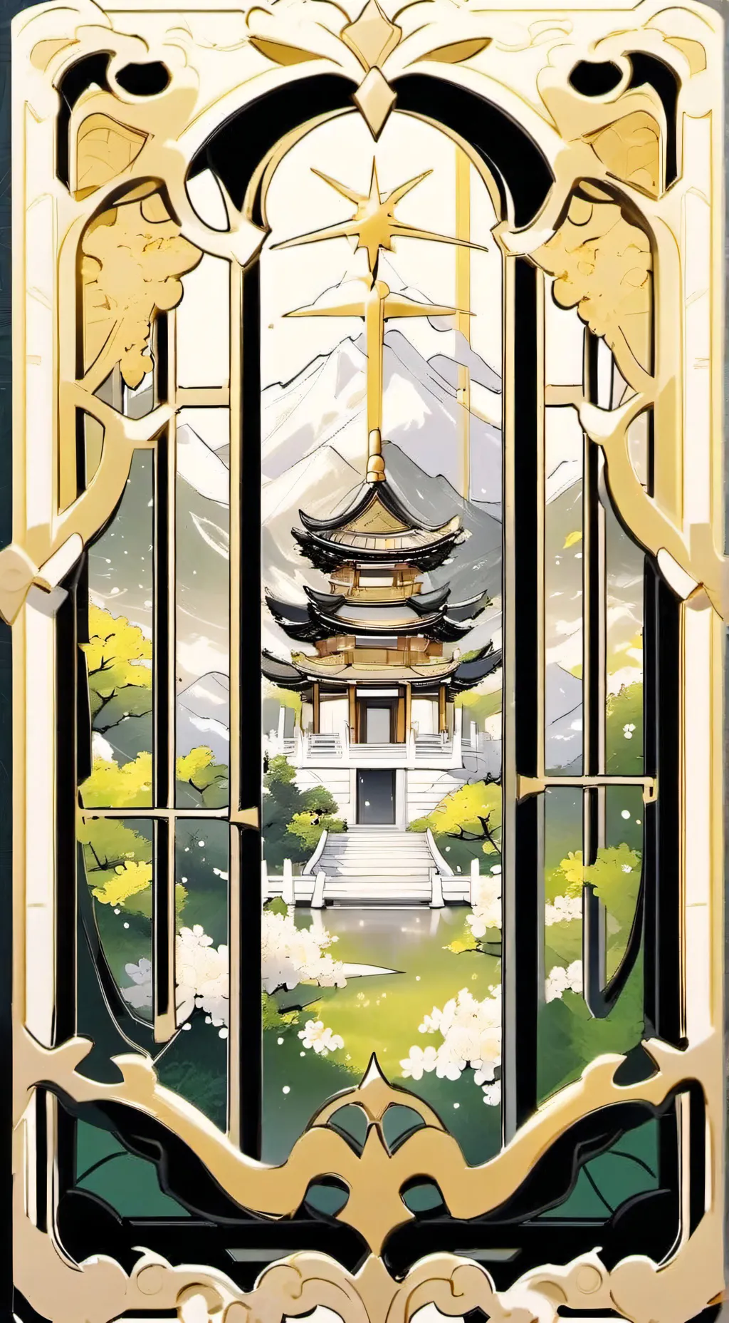 ai character: Paper an Star fpe! background