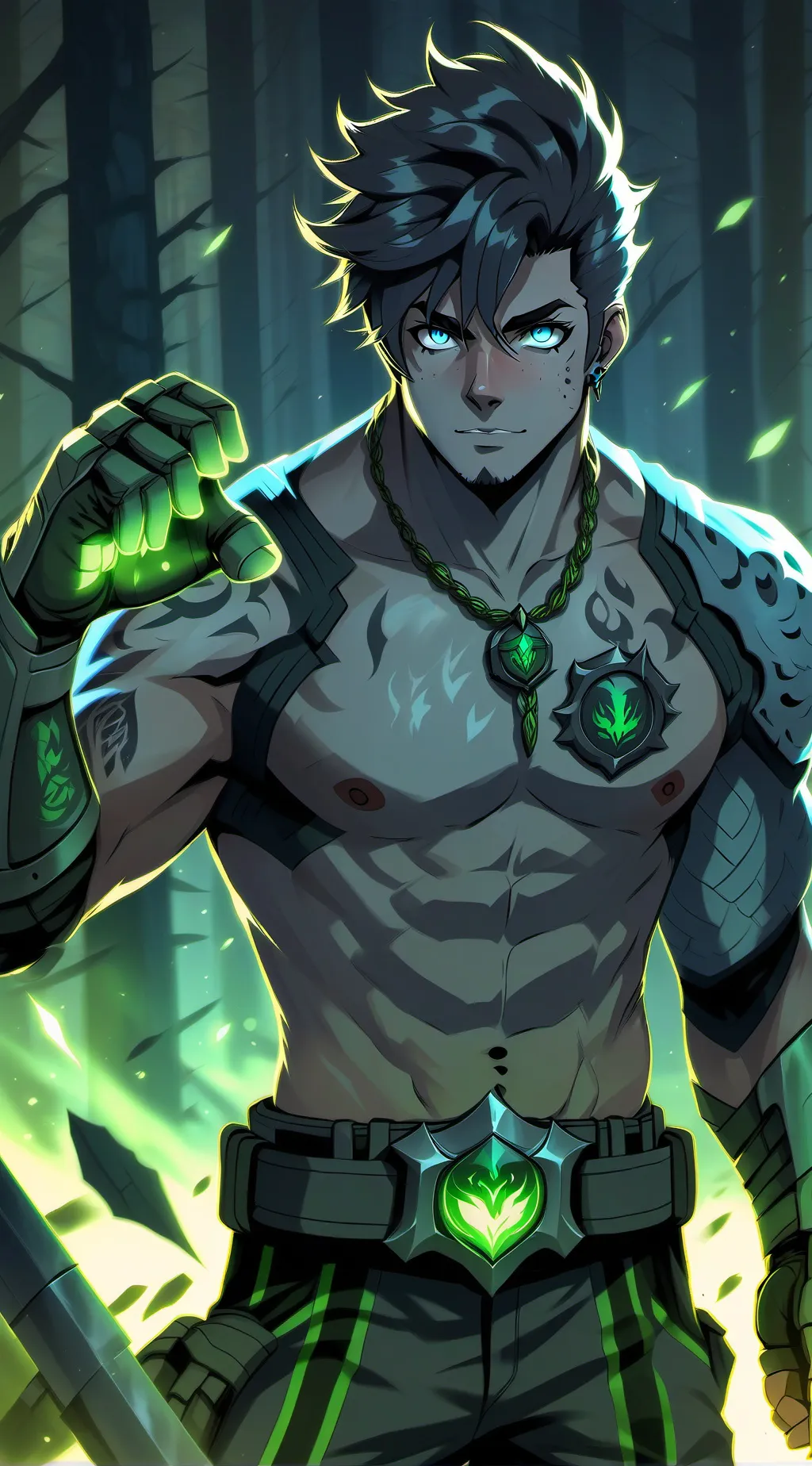 ai character: SH+CH the guitar 🎸 background