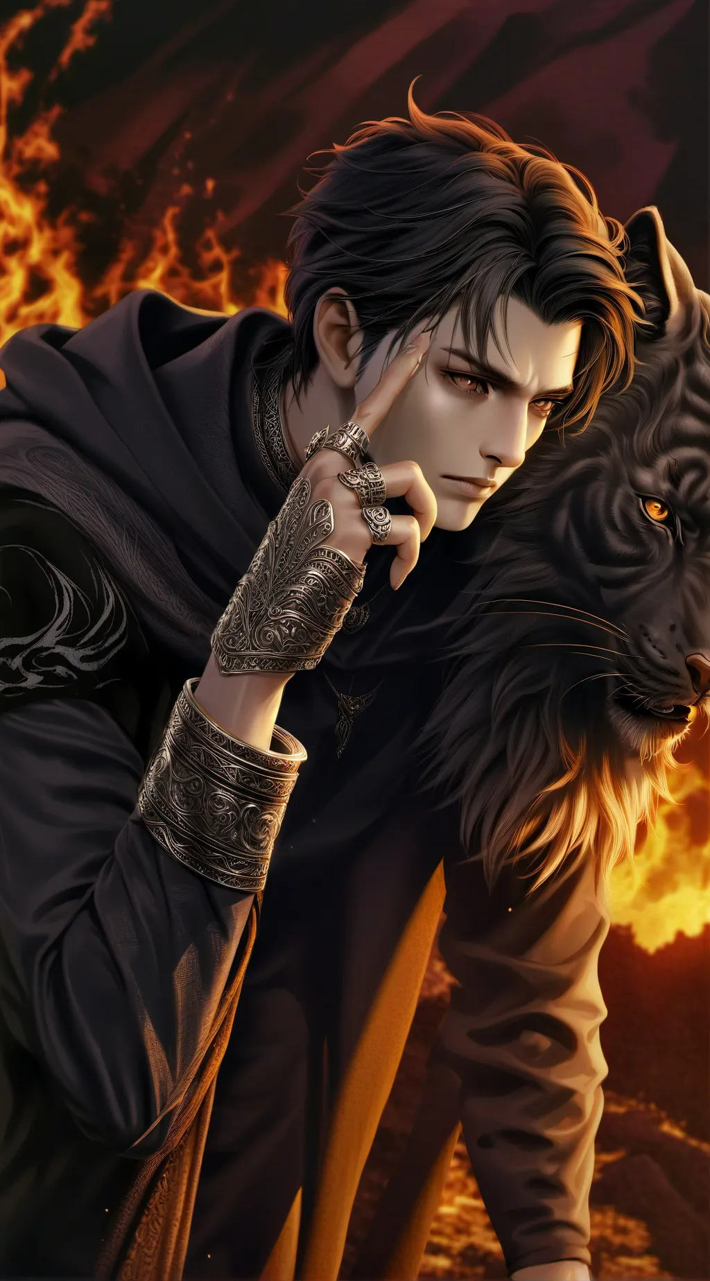 ai character: Alaric background