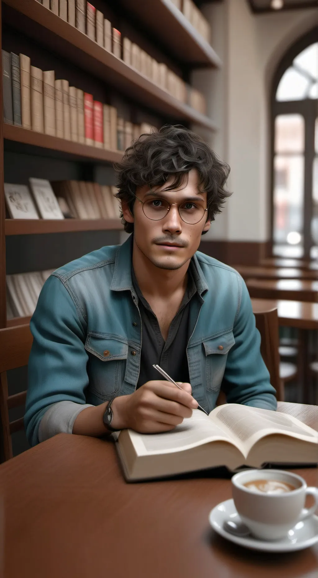 ai character: Leo (estoicismo) background