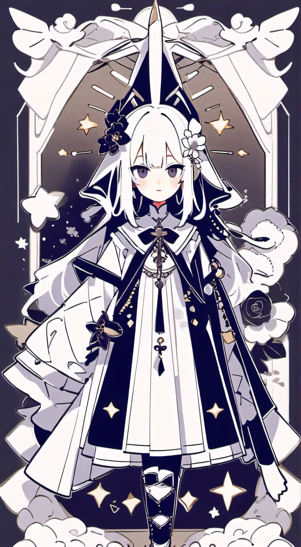 ai character: Мила тинн background