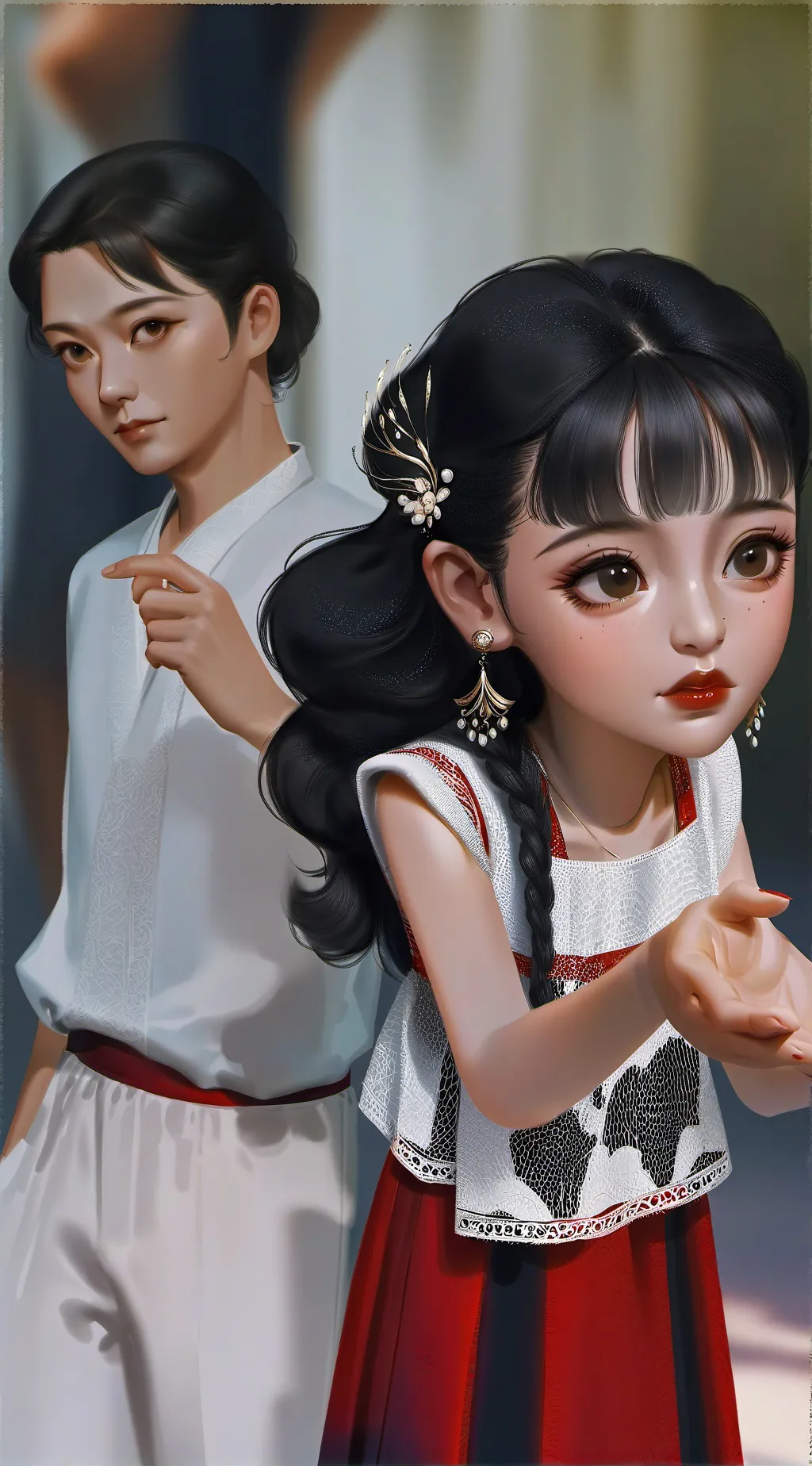 ai character: anoying siblings background