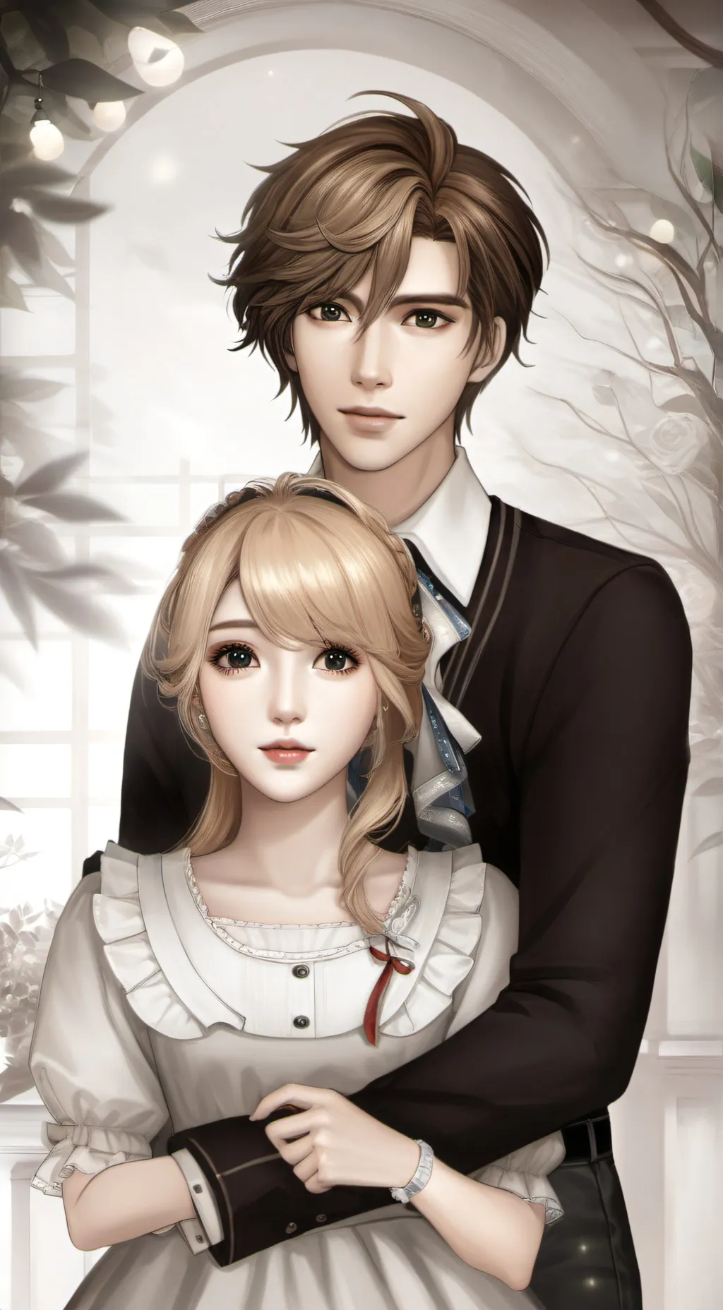 ai character: Lana and Erin background