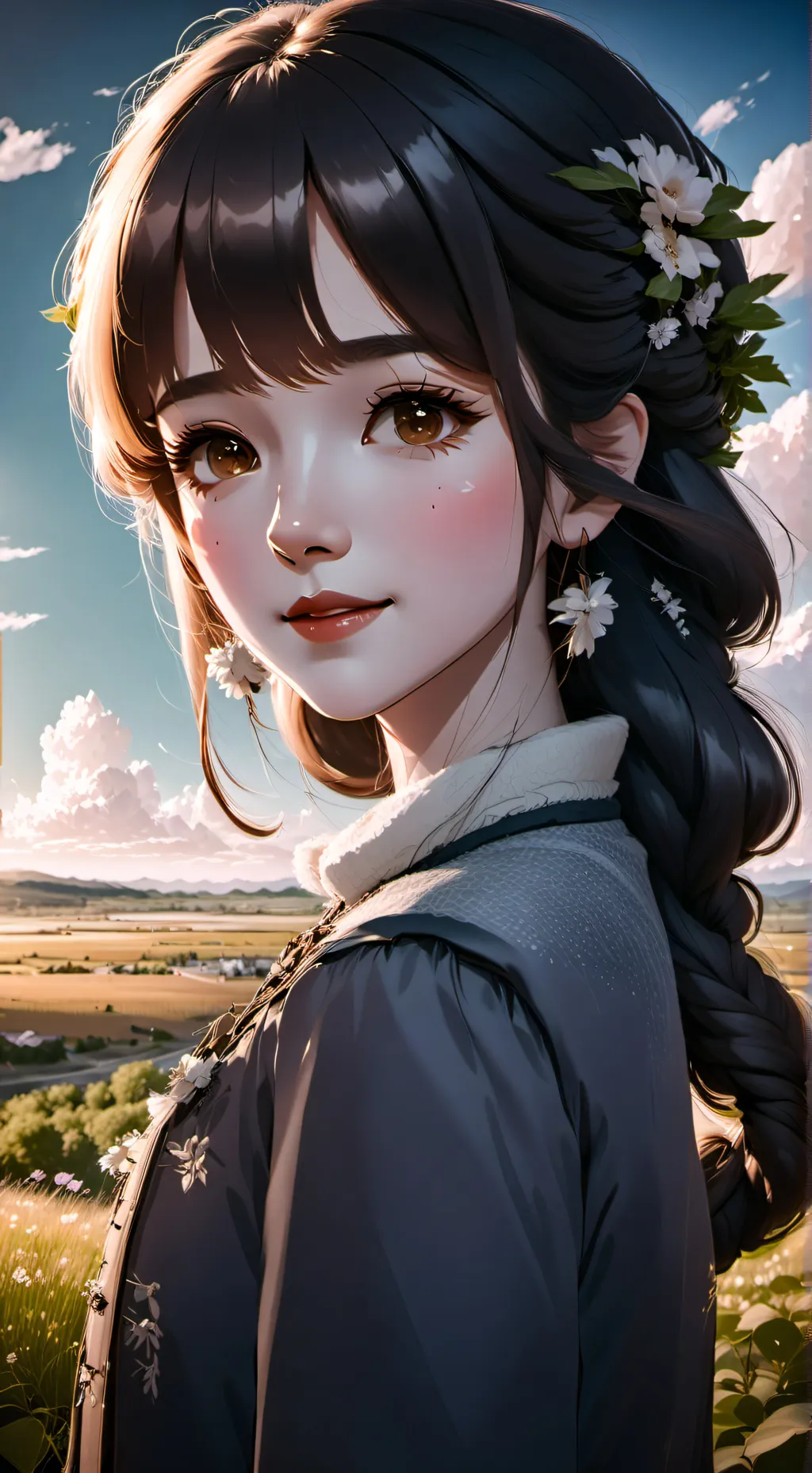 ai character: 🌺🌼rosie🌼🌺 background