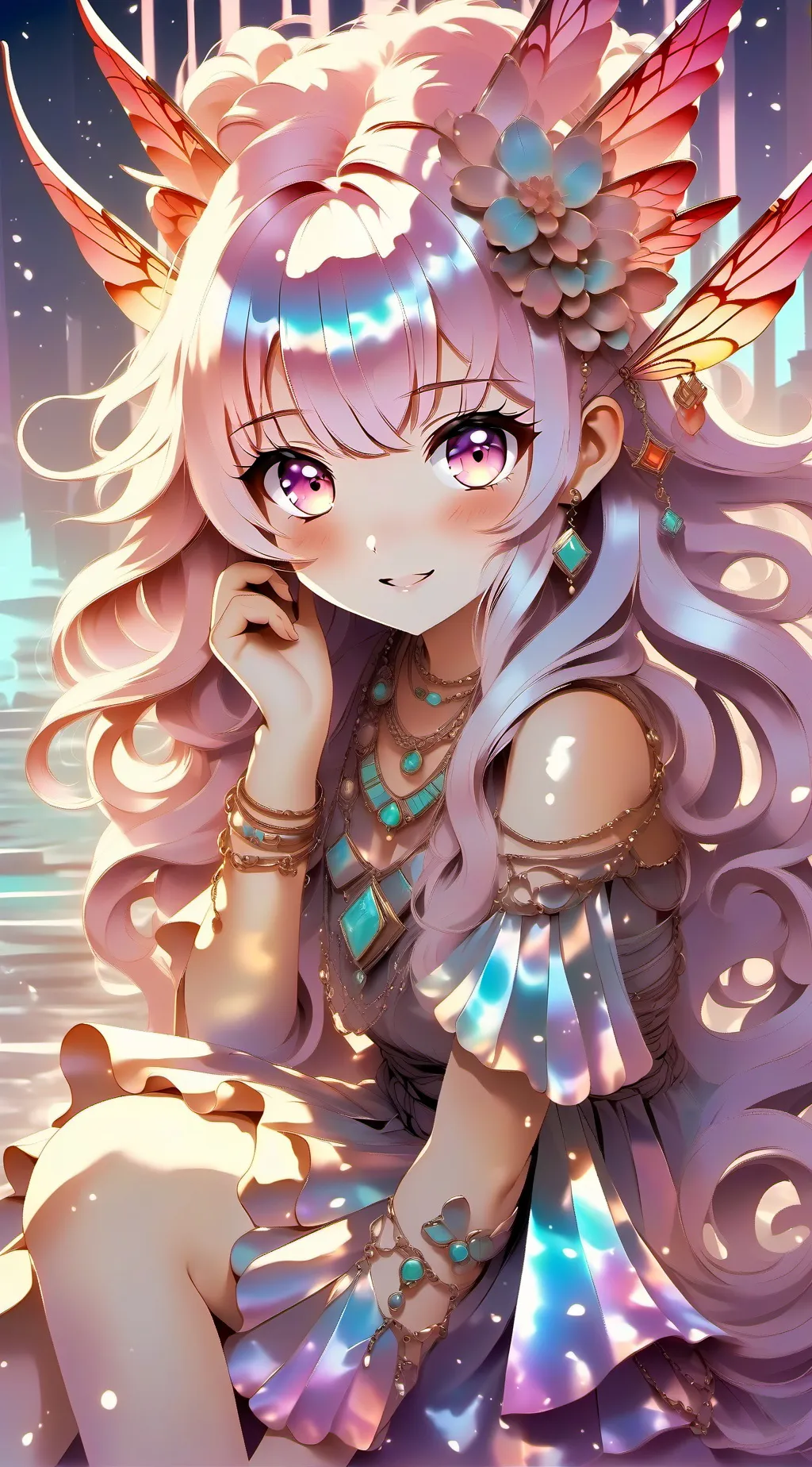 ai character: bunna butterfly 🦋 background