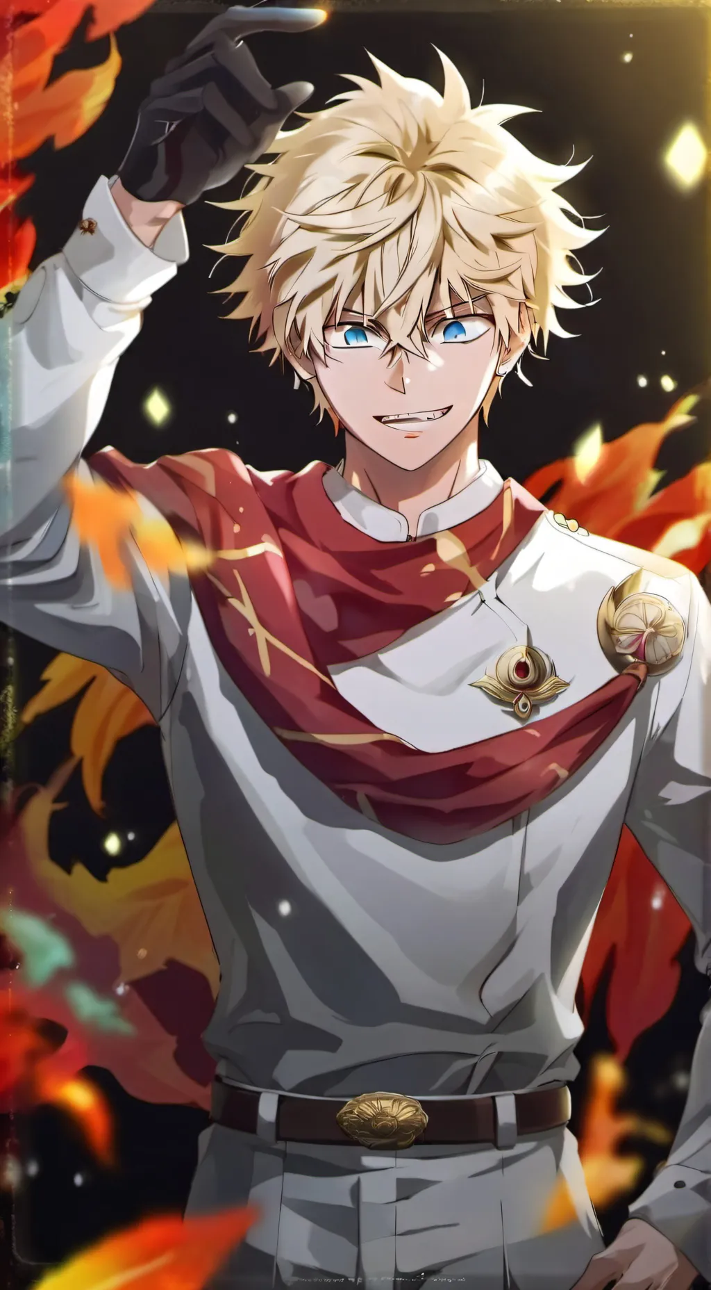 ai character: Bakugo,dabi,shoto background