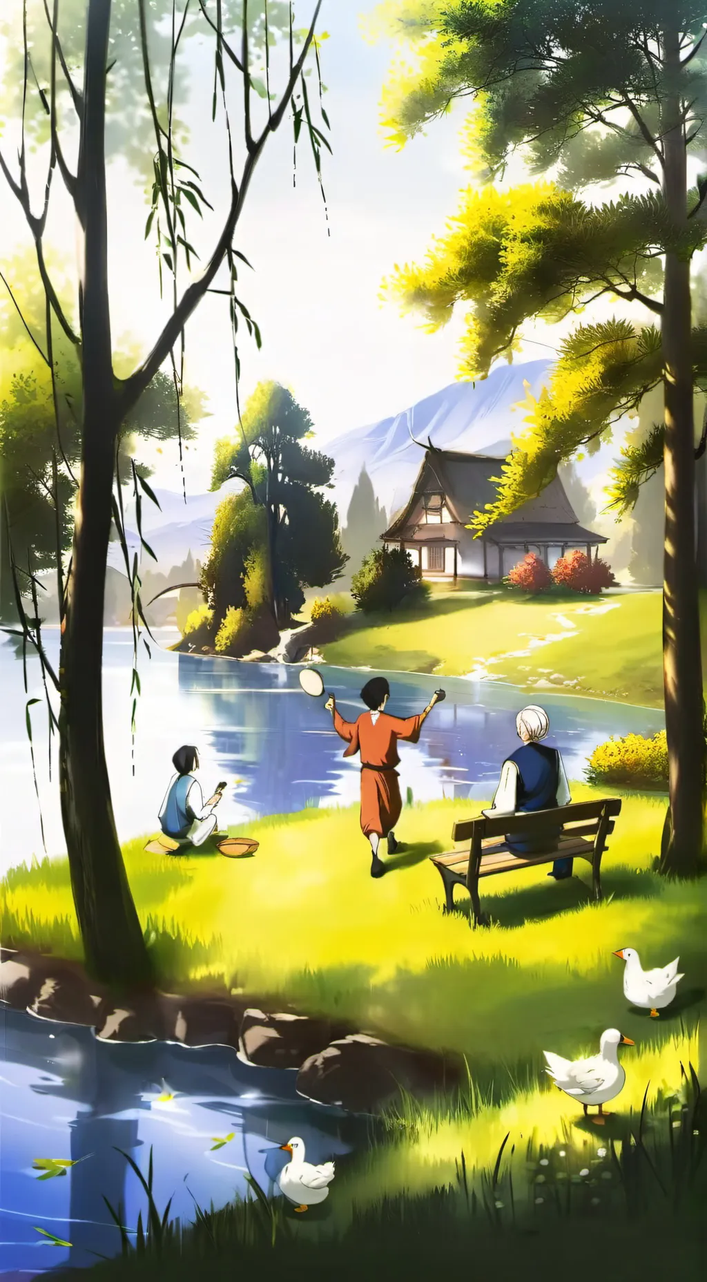 ai character: story maker background