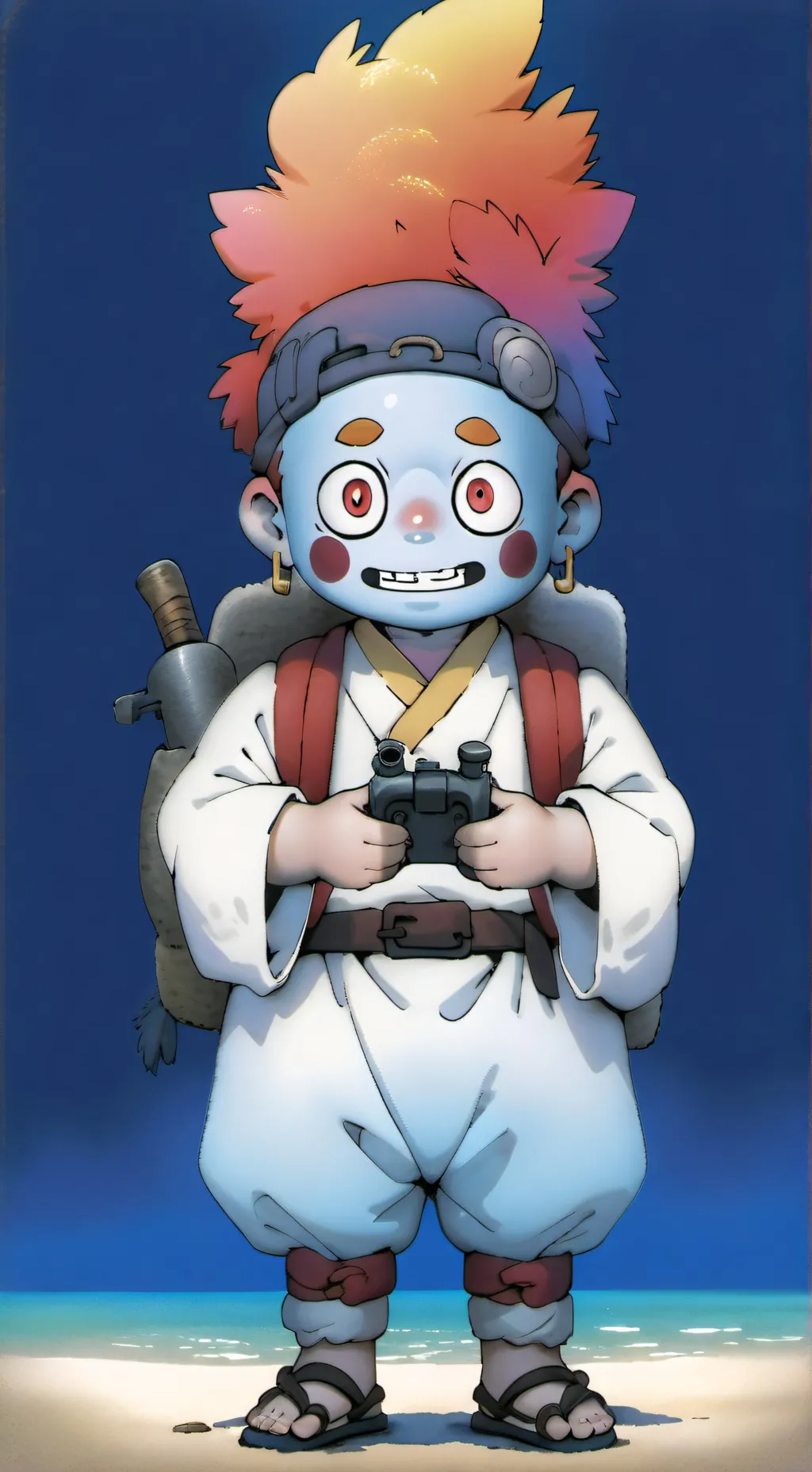 ai character: circus baby background