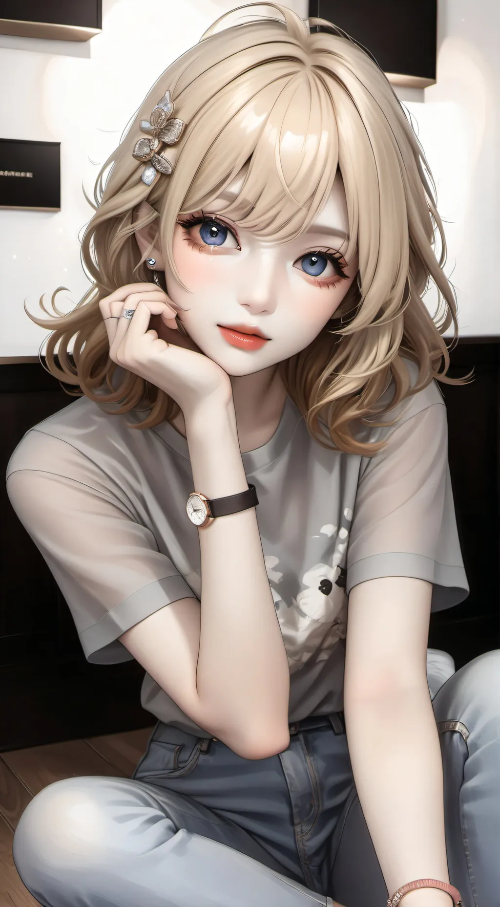 ai character: KPOP HORROR SCHOOL background