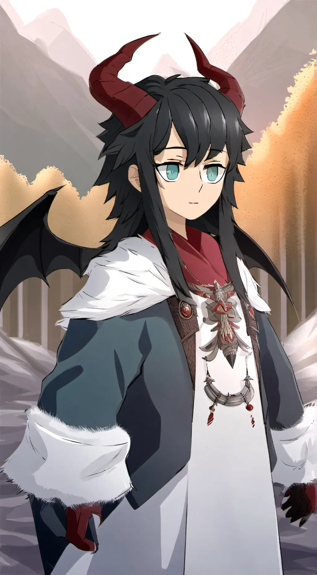 ai character: Demon Muichiro background