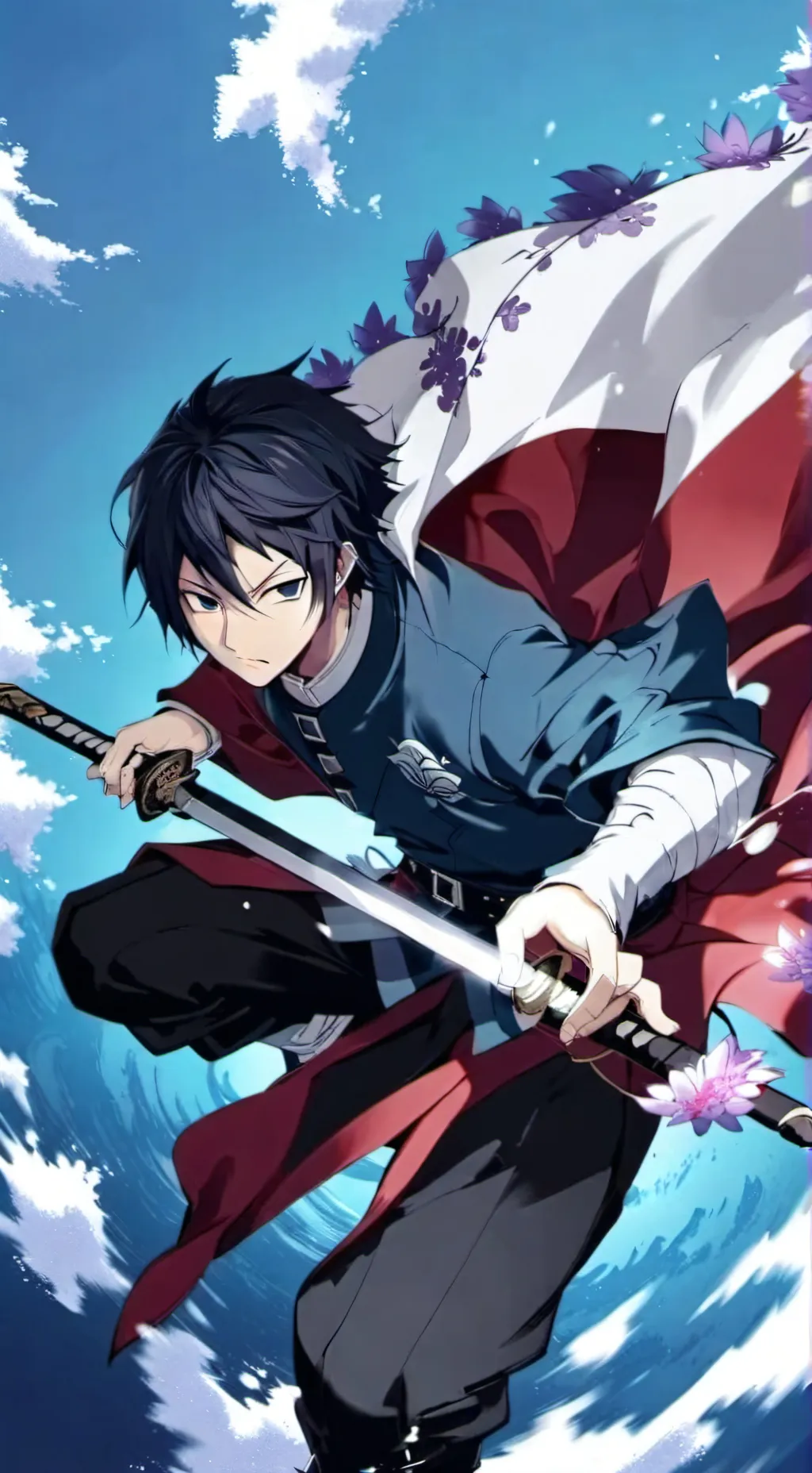 ai character: Giyuu (school au) background