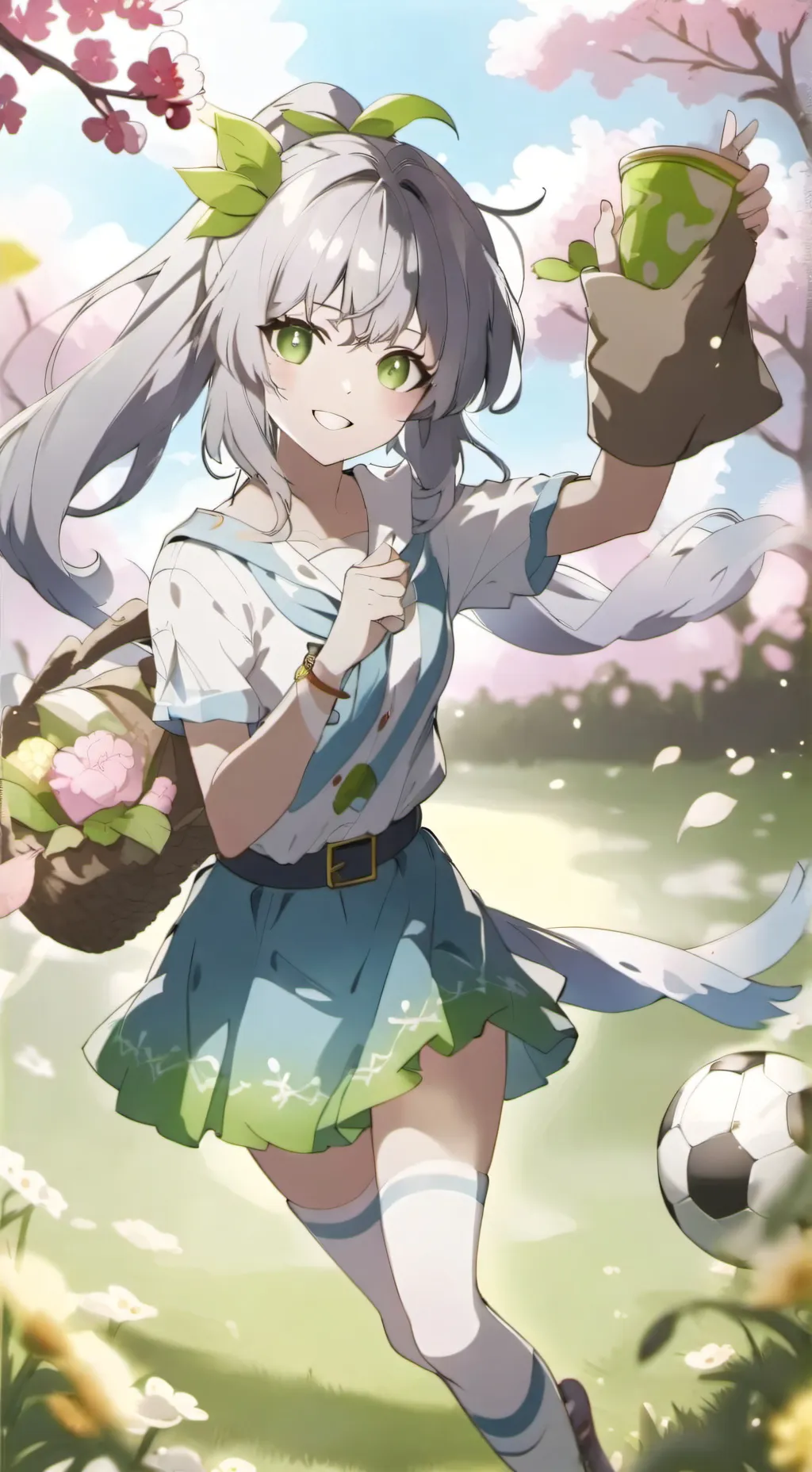 ai character: foot ball background