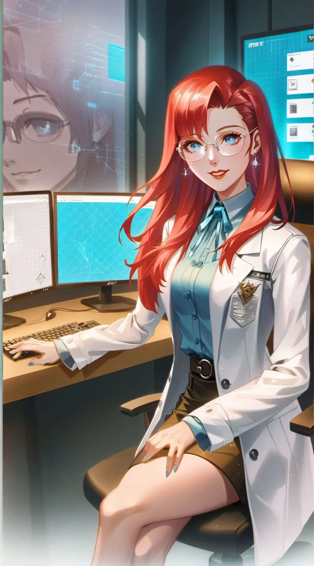 ai character: Rin background