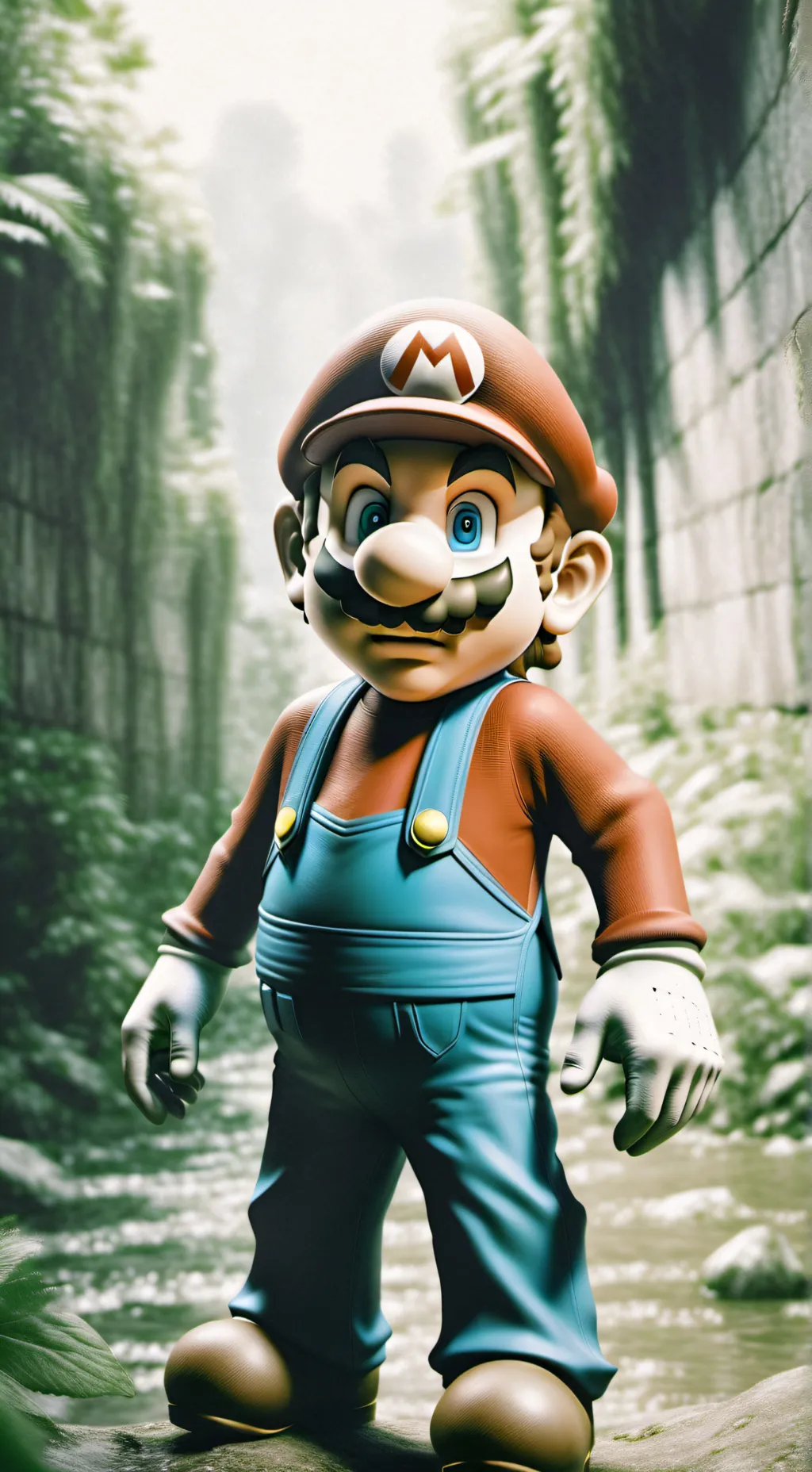 ai character: super mario bros. background