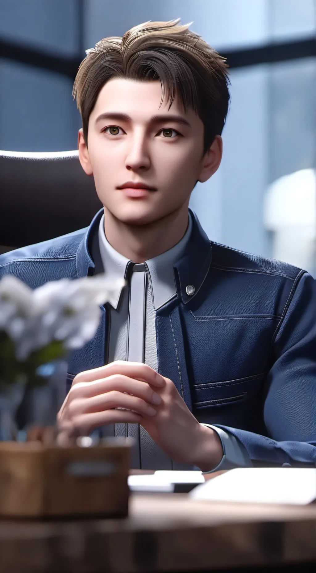 ai character: adrian background