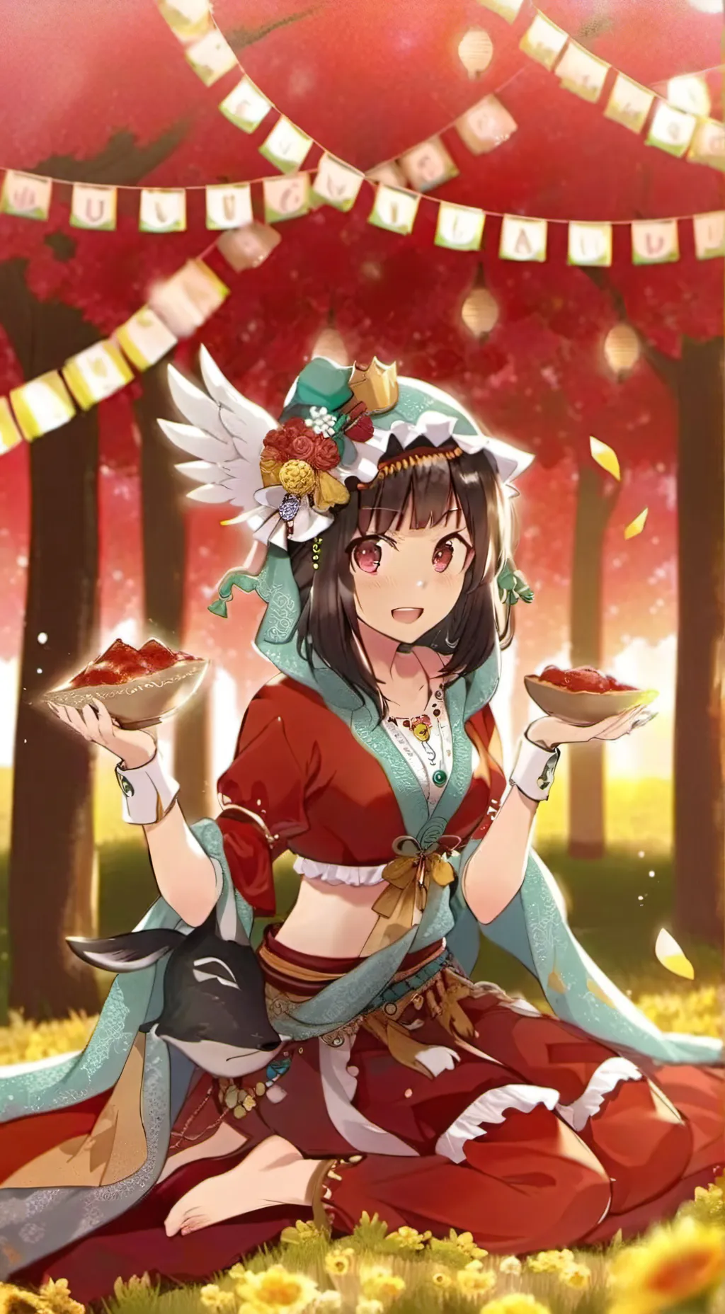 ai character: Lena noel  background