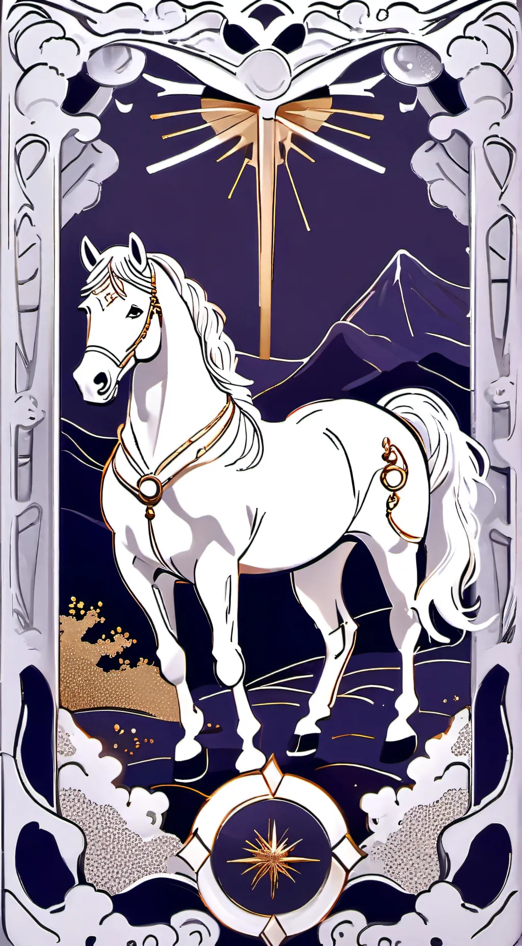 ai character: Your horse  background