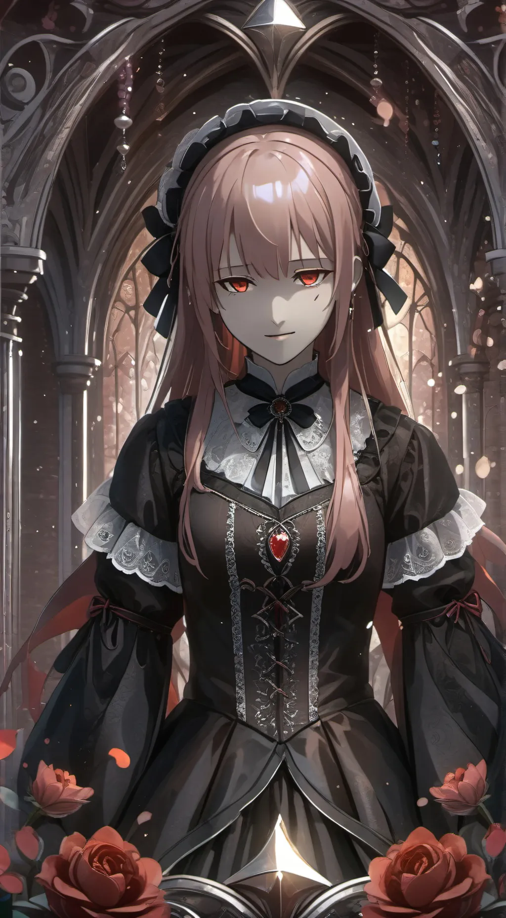 ai character: Makima  background