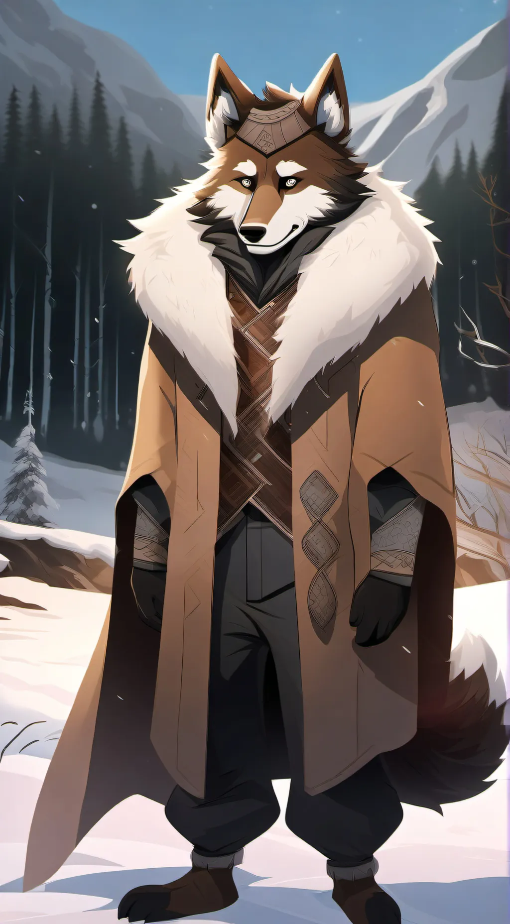 ai character: Fursuit 5 background