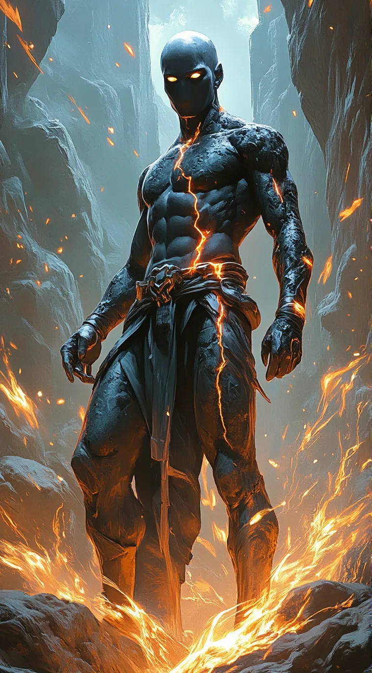 ai character: magmitus background