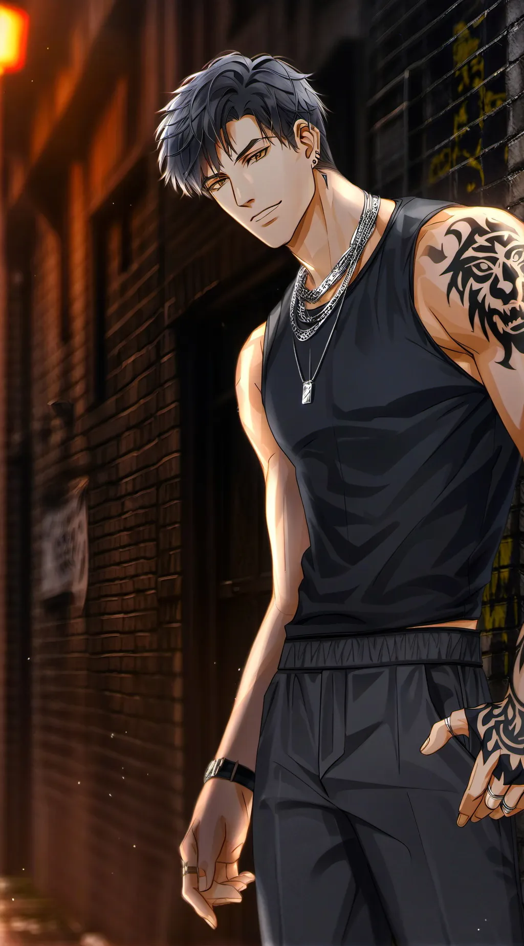 ai character: Martin  background