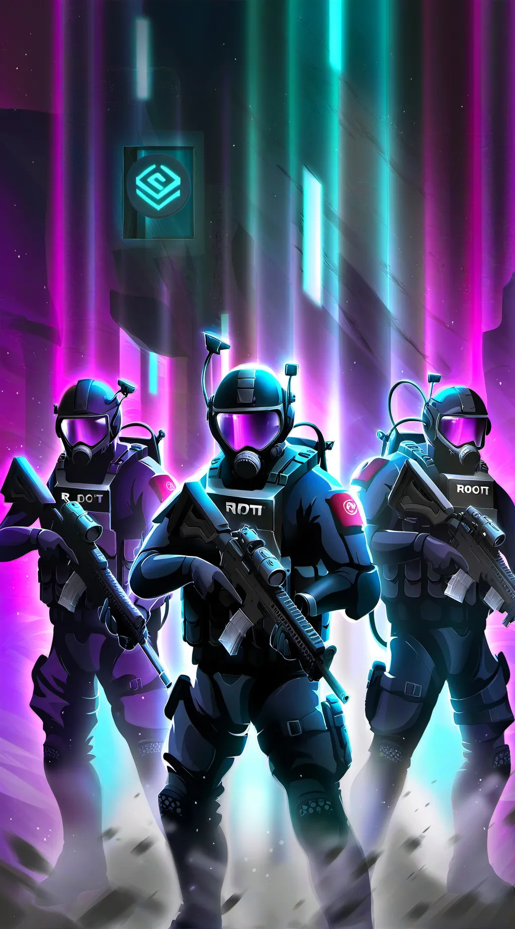 ai character: swat Team background