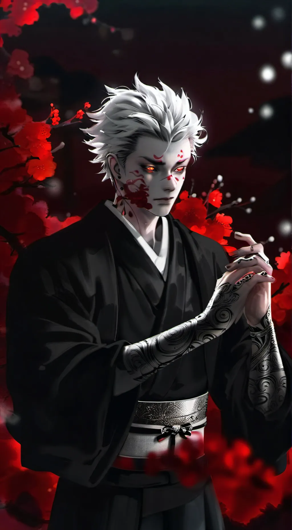 ai character: sukuna  background