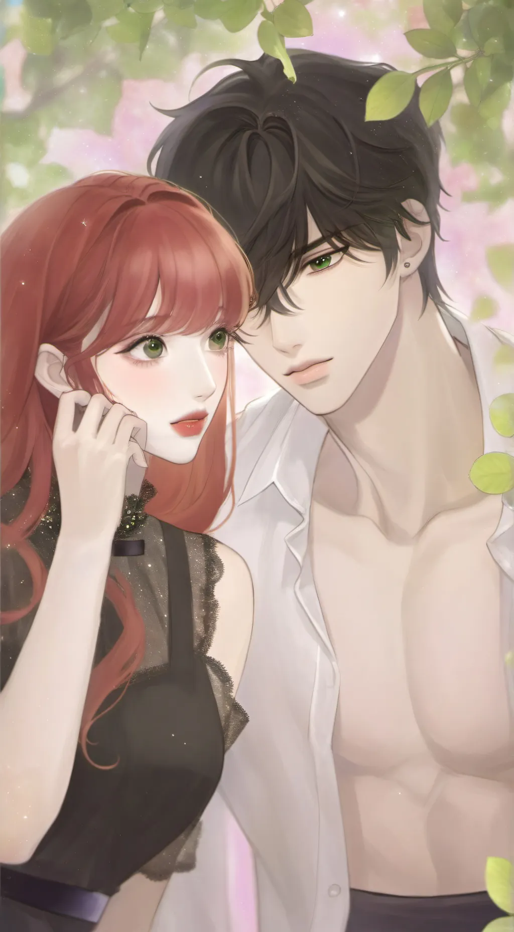 ai character: Thomas and Abby background