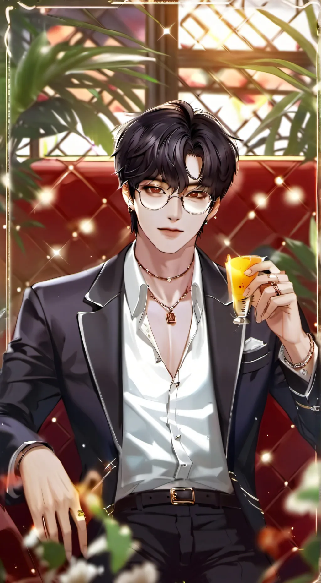 ai character: Han ( skz ) background