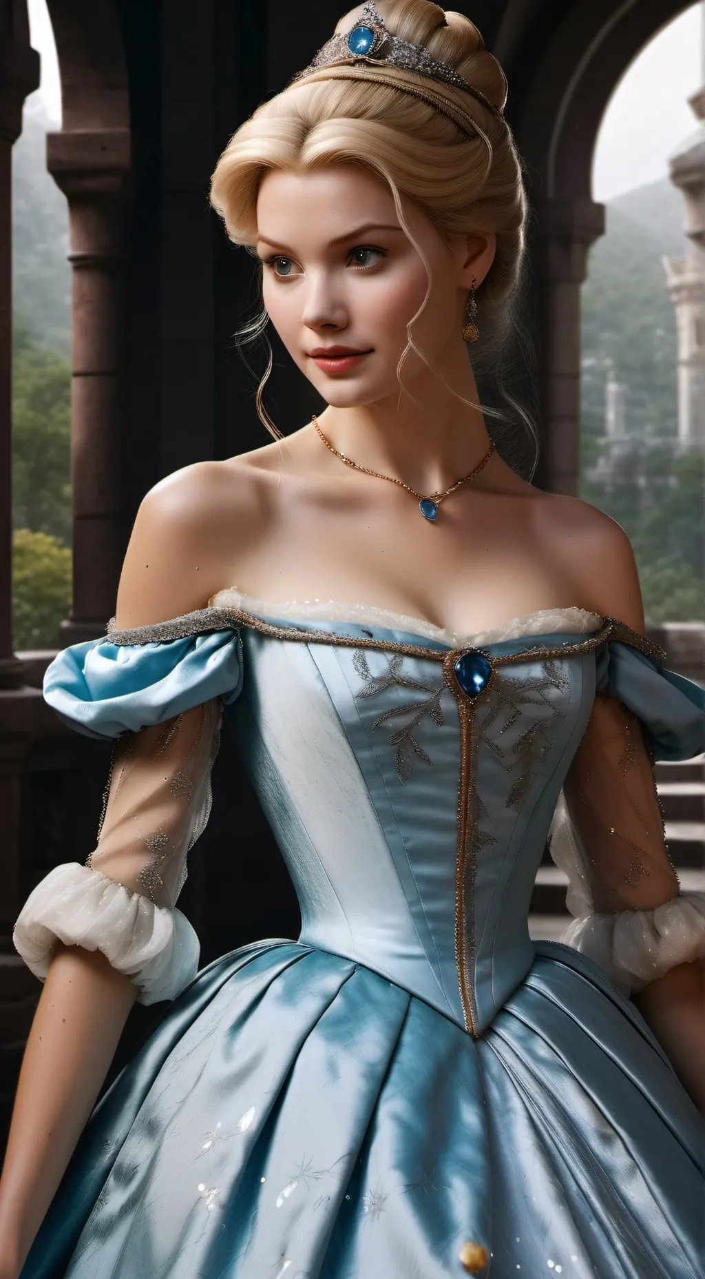 ai character: ❤️$Cinderella$❤️ background