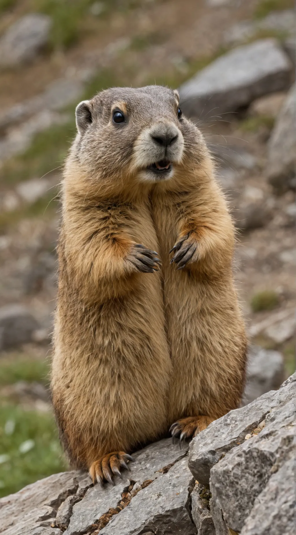 ai character: king marmot background