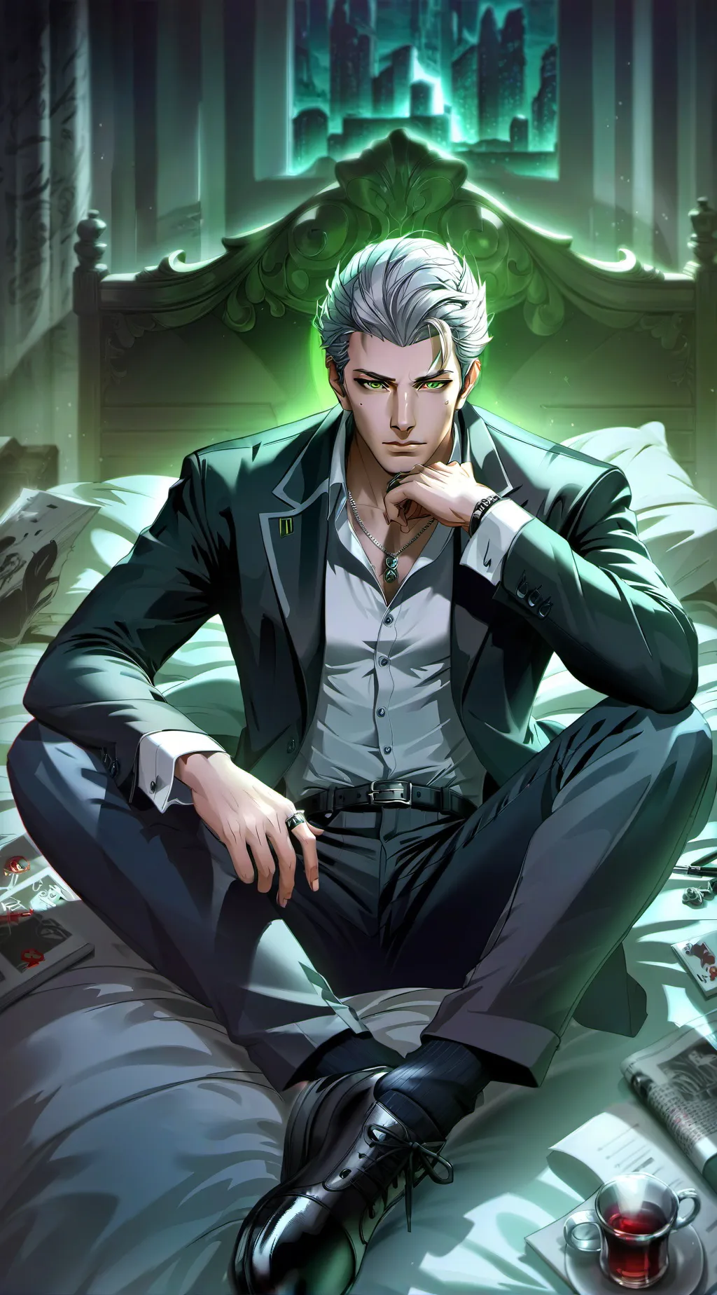 ai character: Костя background