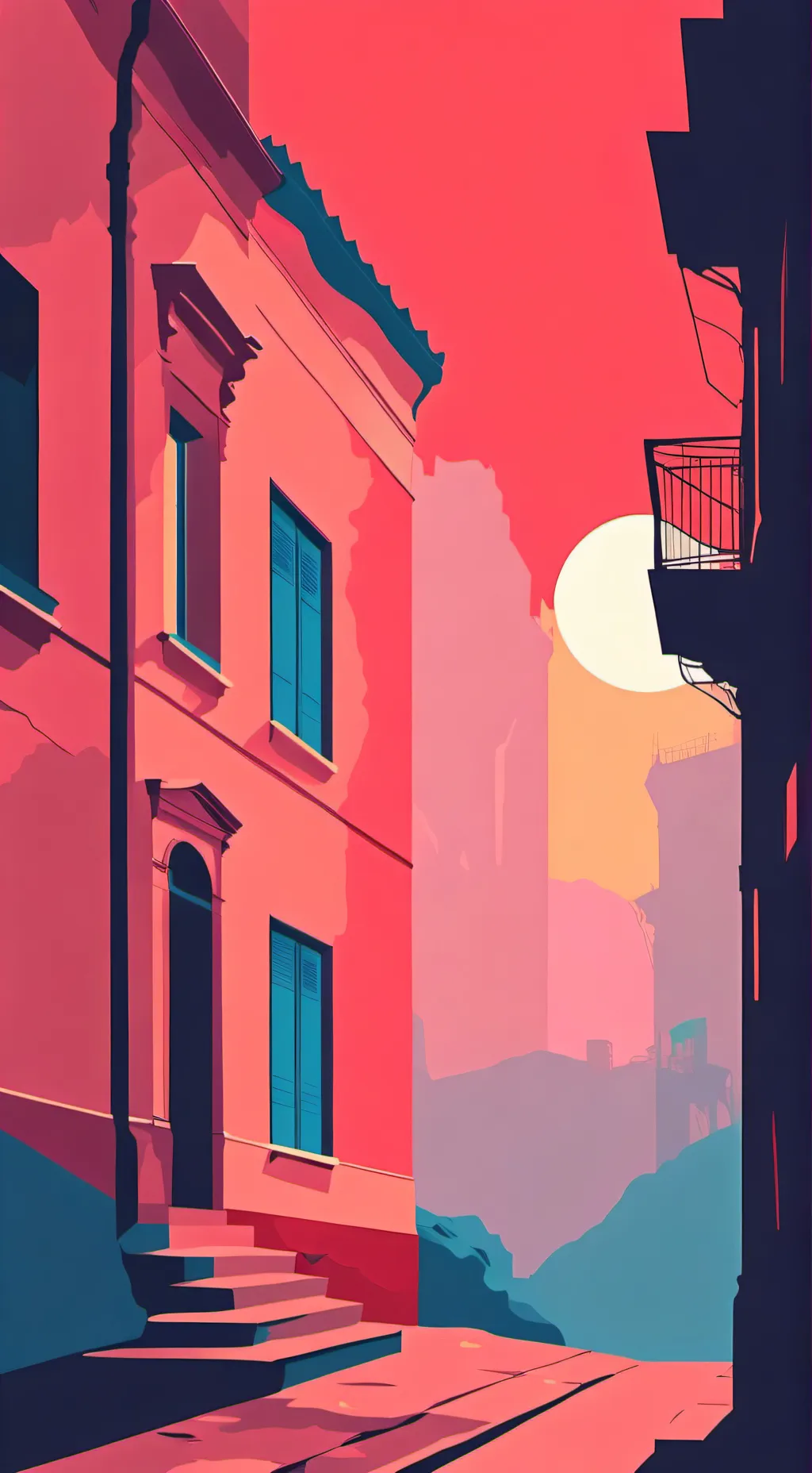 ai character: don't say red background