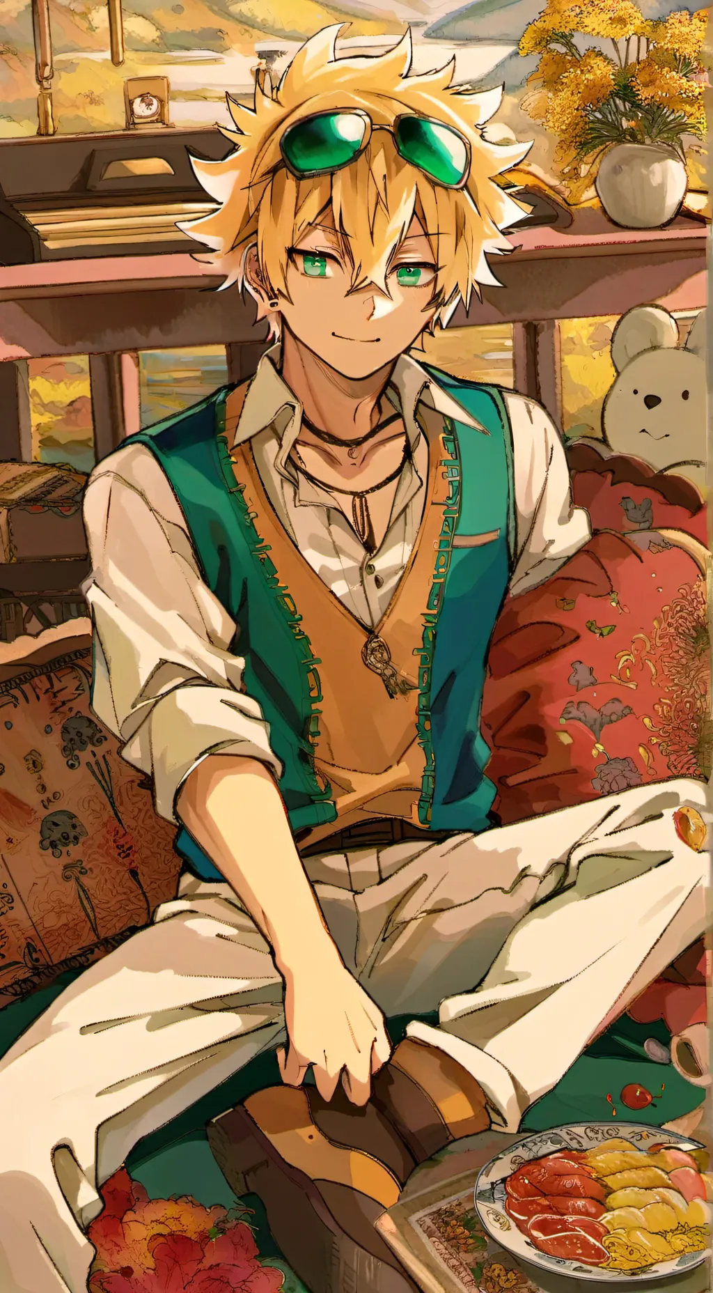 ai character: ☹︎𝗍ᥡᥣᥱr☻ background