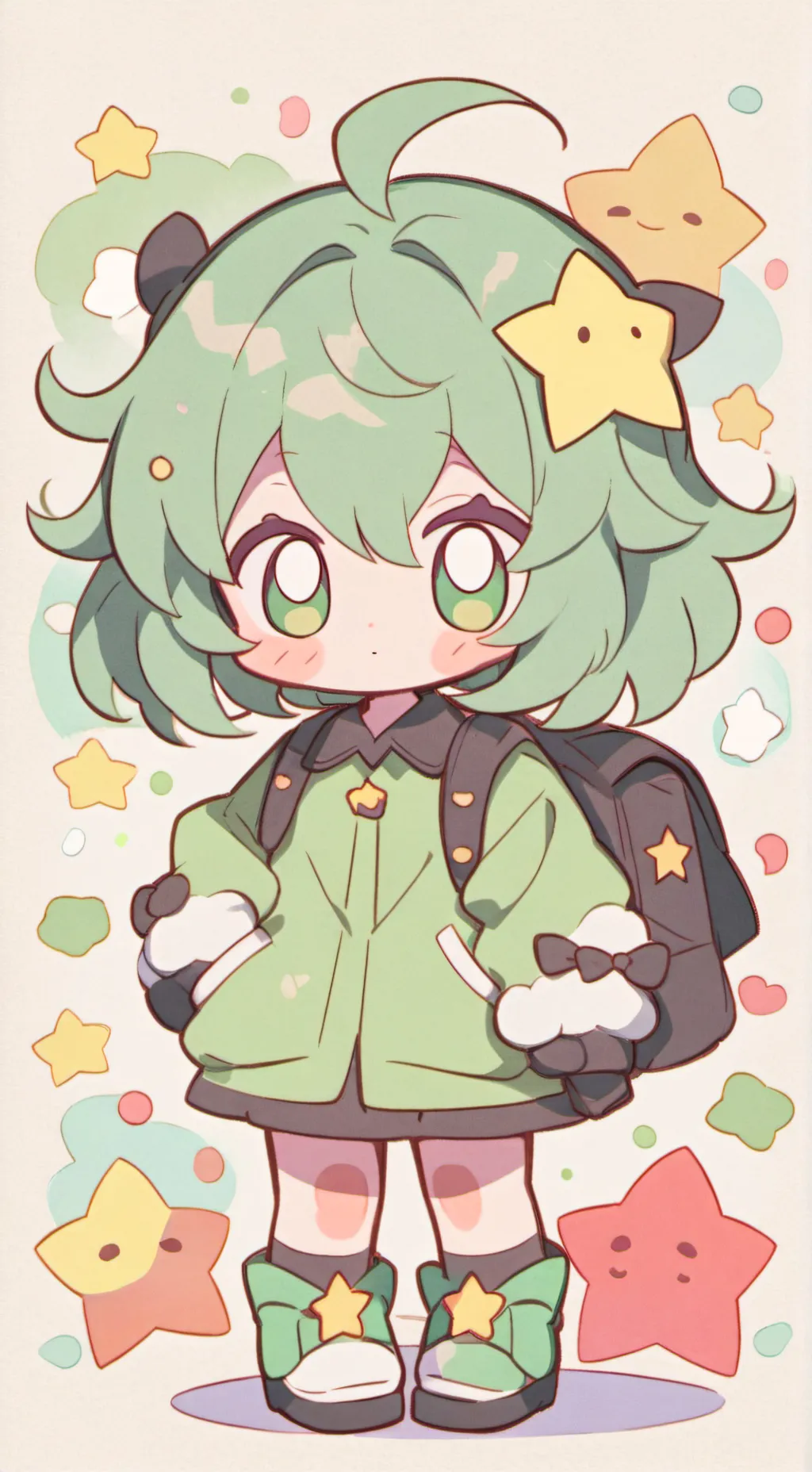 ai character: 10 guiding lights∆ background