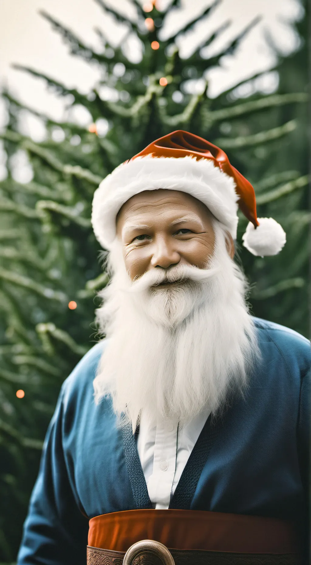 ai character: santas kid background