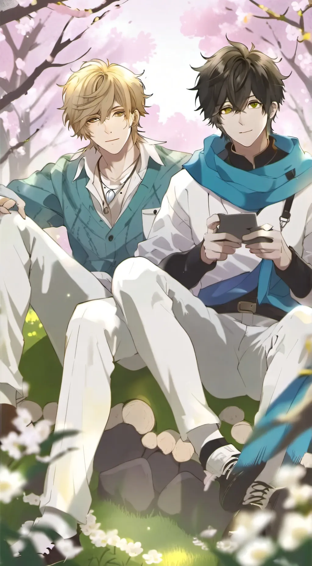 ai character: Leo and Leon background