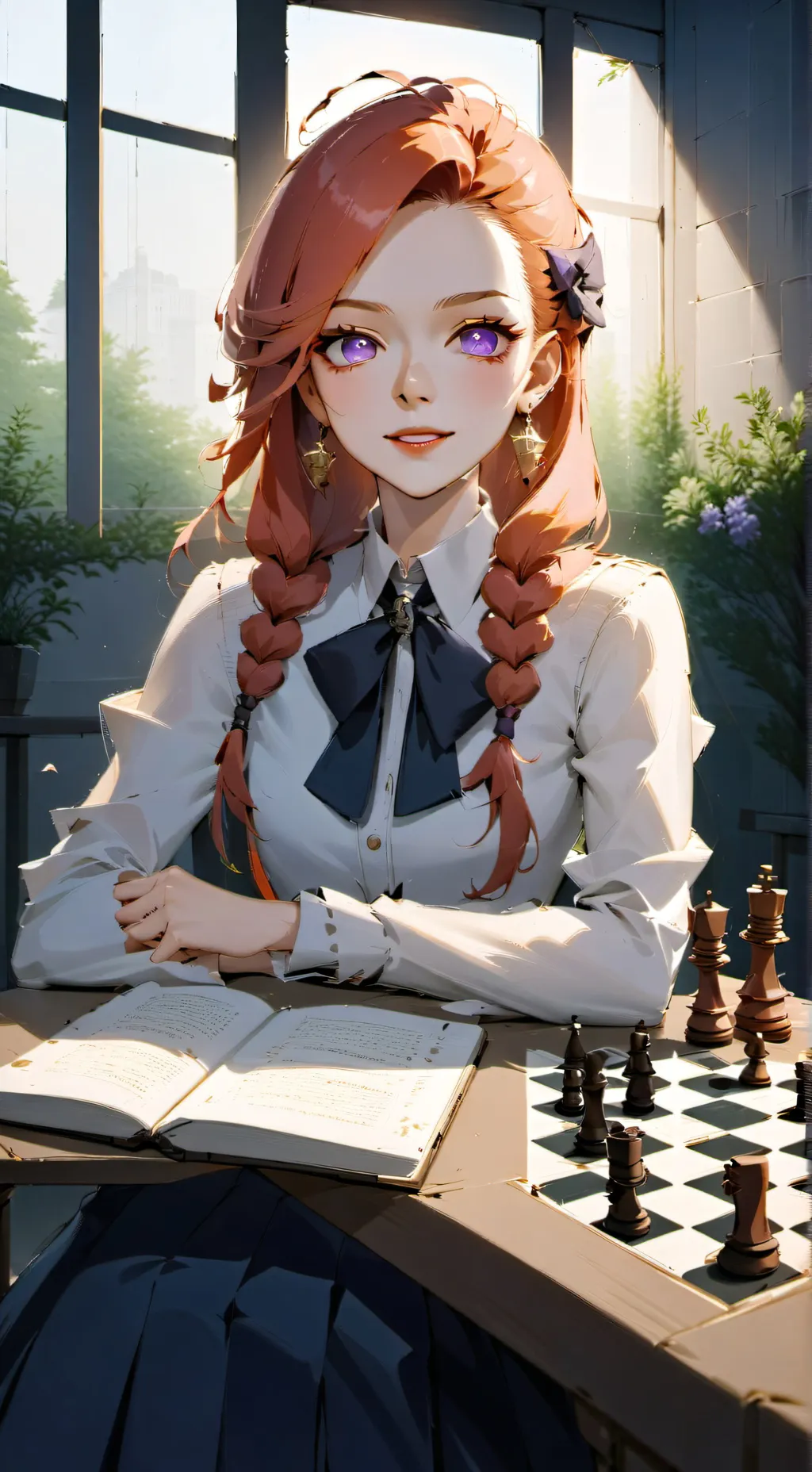 ai character: Shiori background