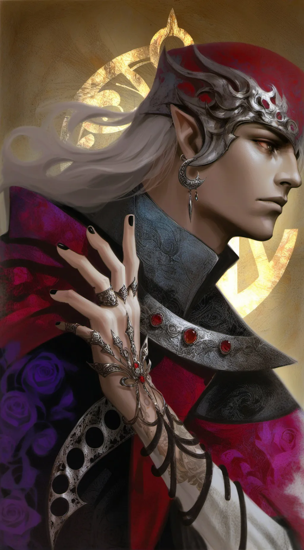 ai character: Leonardo Luché  background