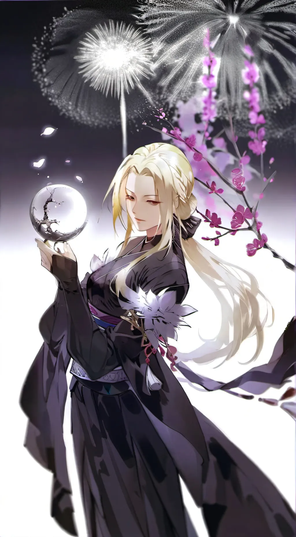 ai character: sleep over background